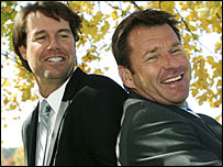 Ryder Cup Captains 2008: Nick Faldo und Paul Azinger; Bildquelle: bbc.com