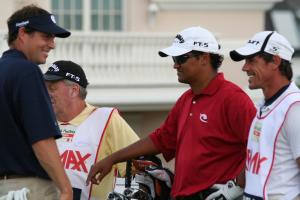 Klicken Sie hier, um das große Bild anzusehen: David Howell und Michael Campbell; Bildquelle: golf-treff.at