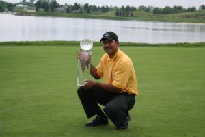 Klicken Sie hier, um das große Bild anzusehen: Jeev Milkha Singh bei den Austrian GolfOpen 2008 in Fontana; Bildquelle: golf-treff.at