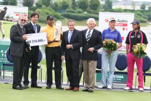 Klicken Sie hier, um das große Bild anzusehen: Jeev Milkha Singh bei den Austrian GolfOpen 2008 in Fontana; Bildquelle: golf-treff.at