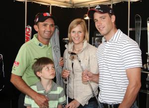 Klicken Sie hier, um das große Bild anzusehen: Markus Brier, Marlies Schild und Benni Raich; Bildquelle: Foto: Bank Austria GolfOpen/Lackinger