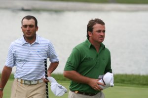 Klicken Sie hier, um das große Bild anzusehen: Francesco Molinari und Graeme McDowell; Bildquelle: golf-treff.at